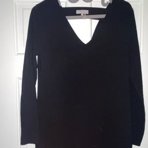 1. State black long sleeve cocktail dress